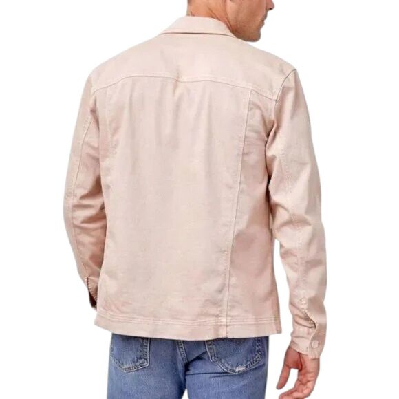 NWT Rails Men's Franklin Utility Jacket Size Medium Shacket Cotton Desert Rose - Picture 2 of 16